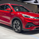 The BYD Atto 3 on display at the 2022 Paris Motor Show.